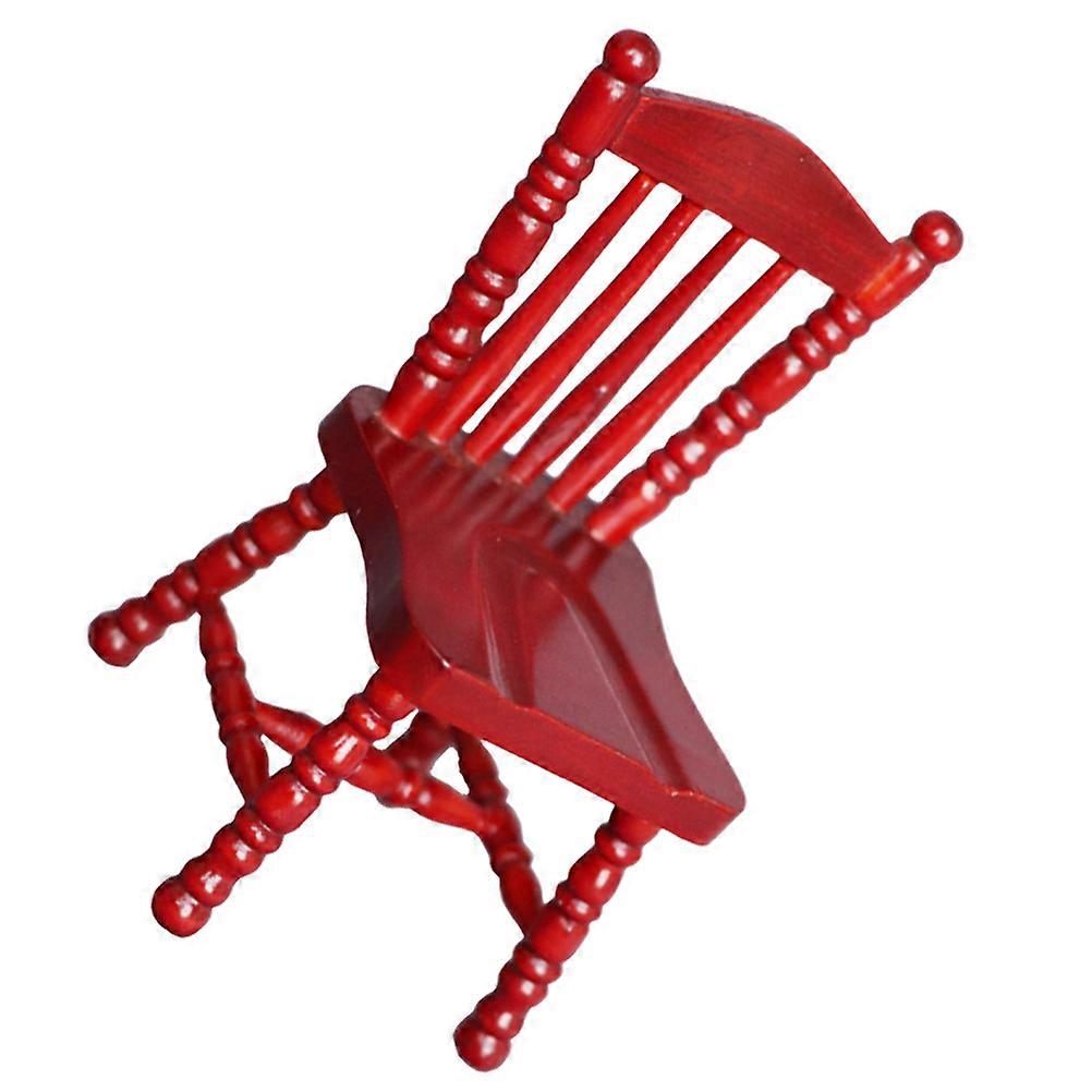 Small Wooden Accessory Backrest Solid Wood Dining Chair for Decor 2Pcs