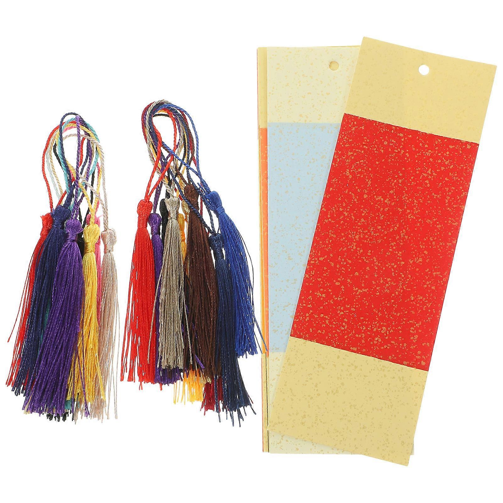 DIY Blank Bookmark Paper Bookmarks for Calligraphy Craft 60Pcs