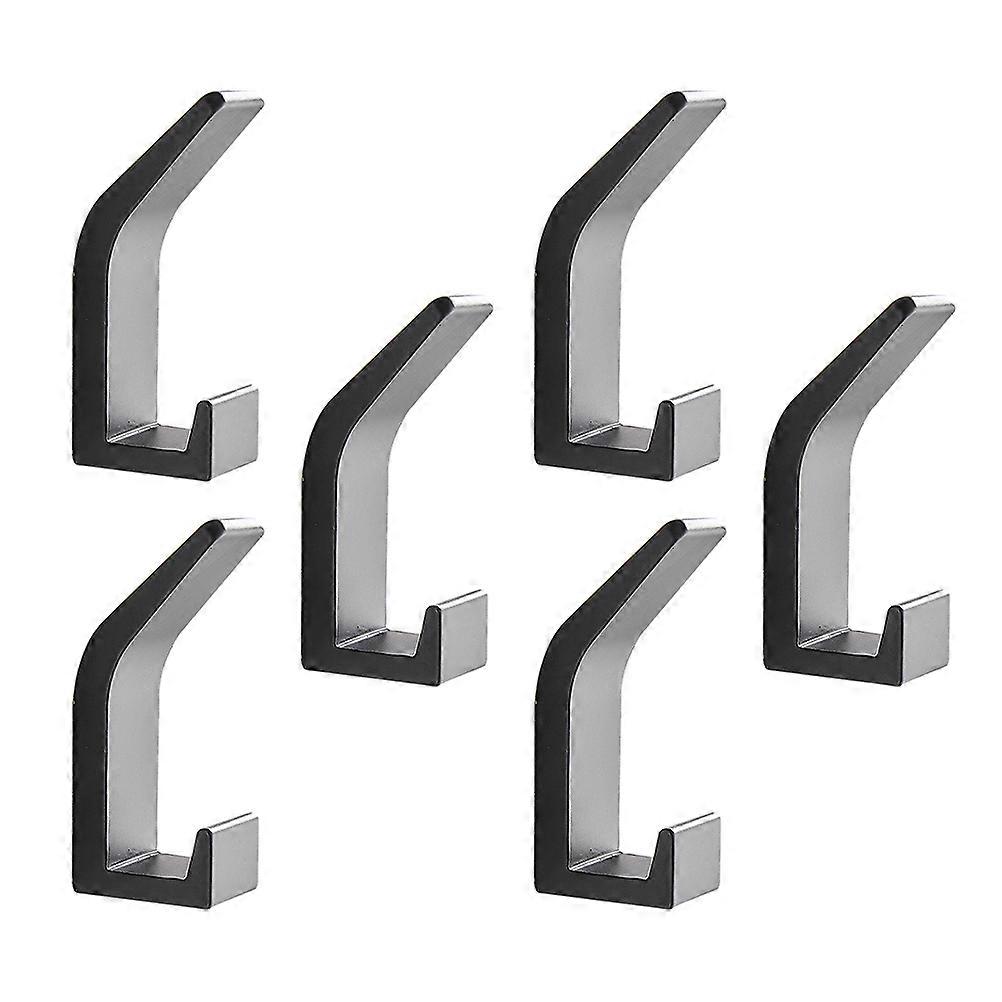 Multi-Function Clothes Hook Space Aluminum Coat Hooks for Wall 18Pcs