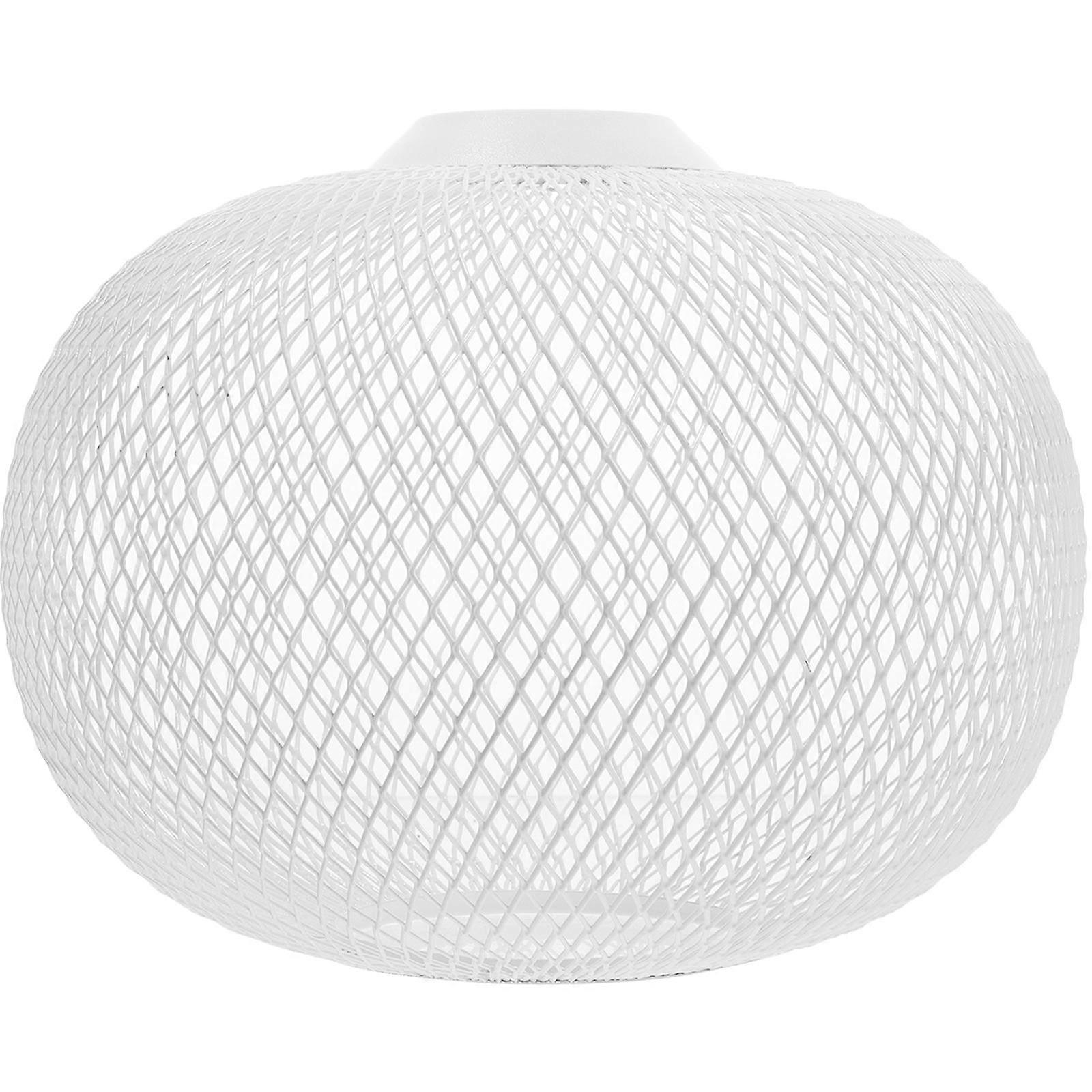 White Hanging Lamp Shade Metal Lamp Shade for Pendant Light 1 Piece