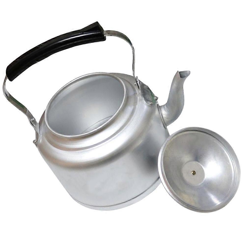 Aluminum Tea Kettle for Boiling Silver Stovetop Pot