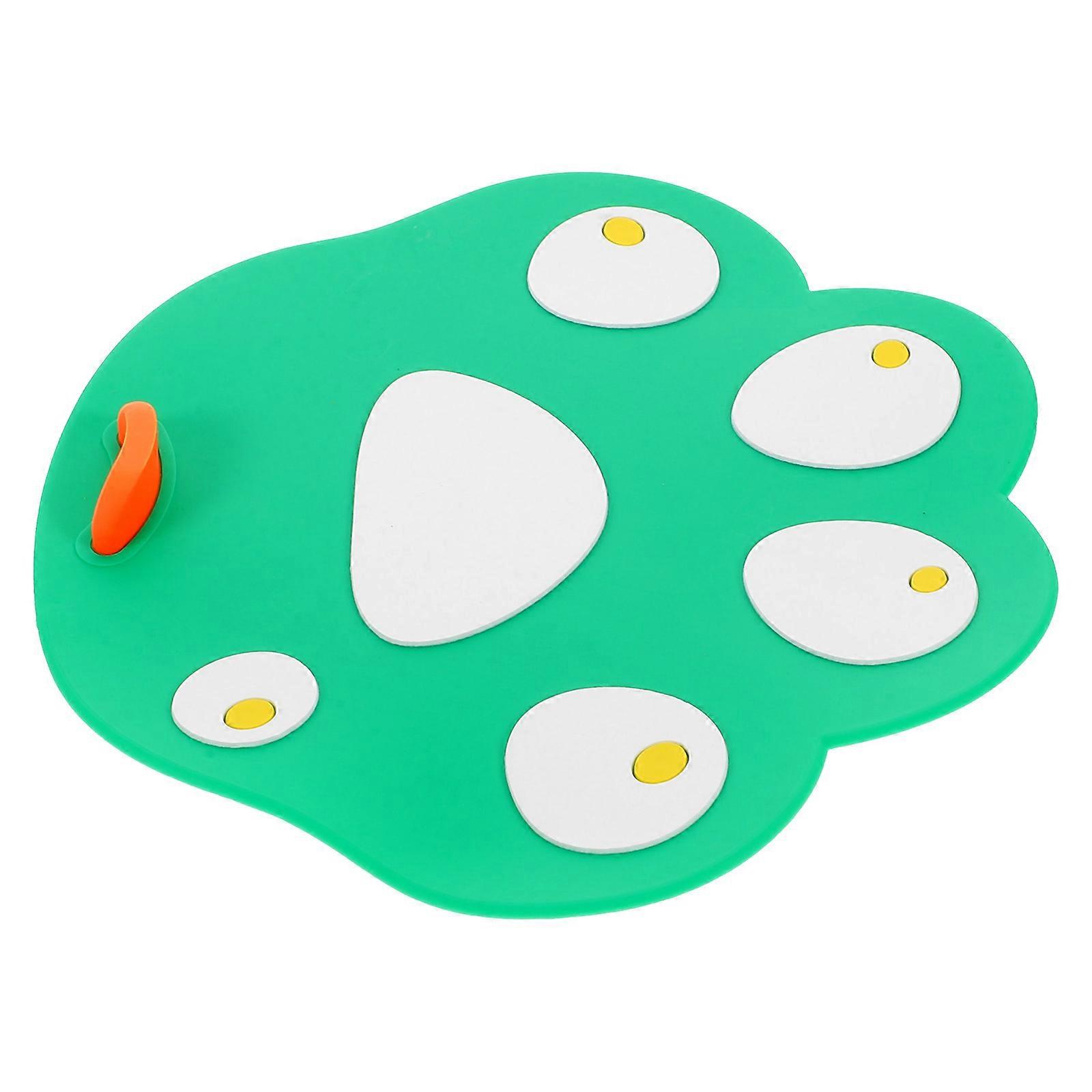 Bathroom Drain Cover Silicone Cat Claw Shape for Shower 4Pcs Mat Set