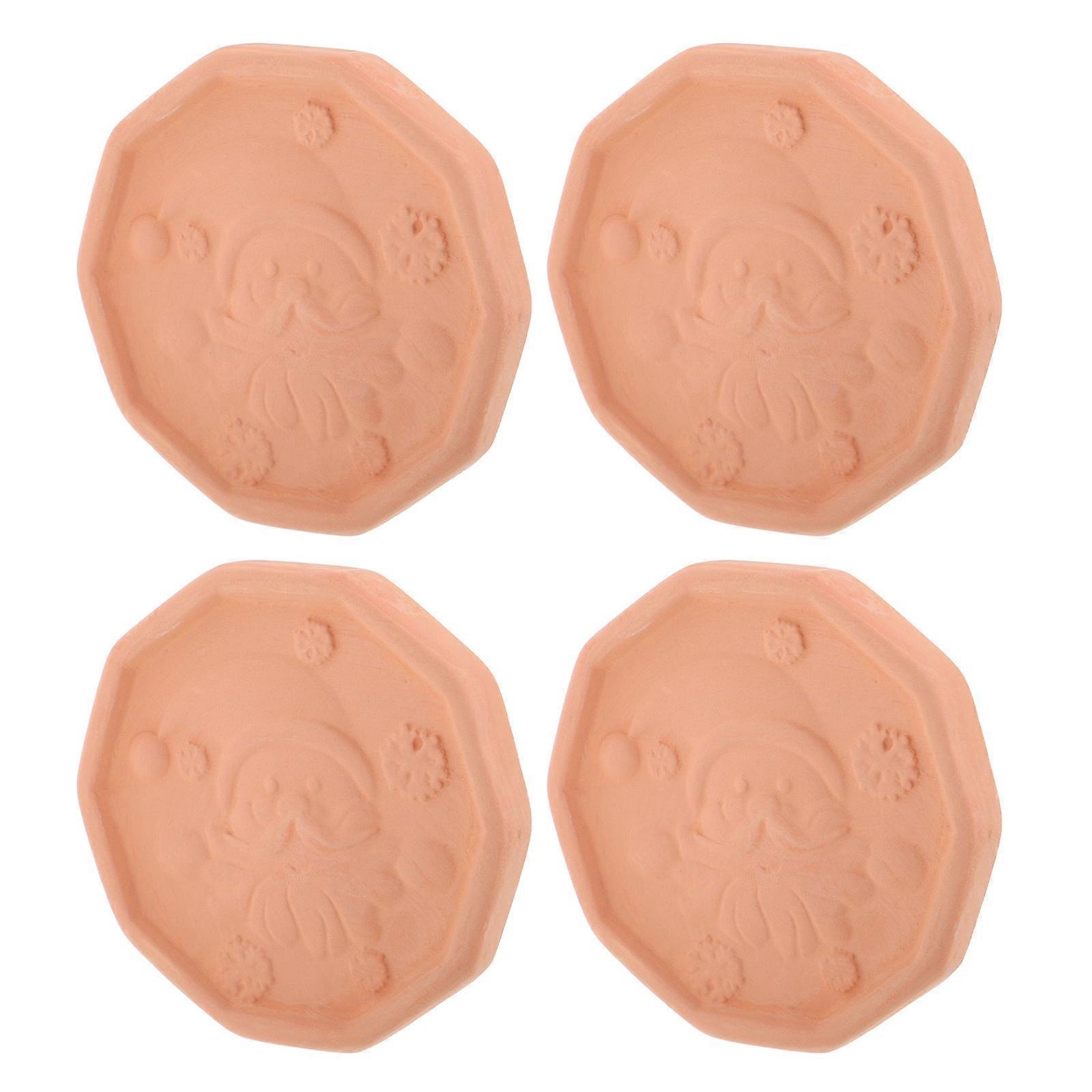 Terracotta Sugar Softening Disc Reusable Storage Keeper 20Pcs