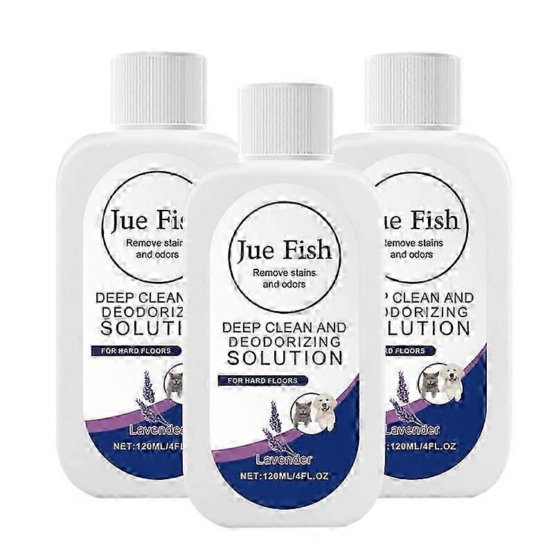 3Pcs New 500Ml Lavender Scented Cleaning Solutionmulti-Surface Deodorizing Cleaning Solution