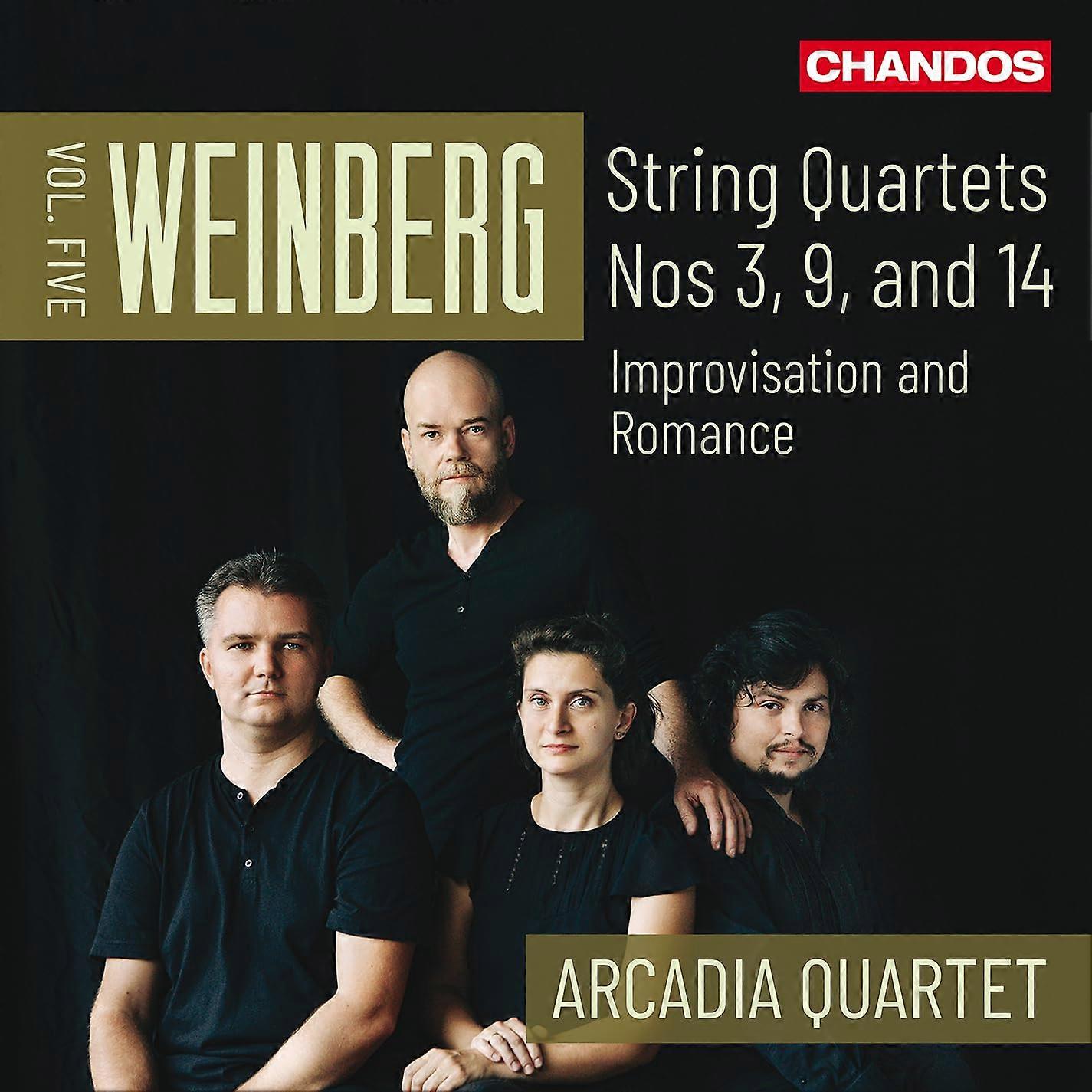 Arcadia Quartet - Weinberg: String Quartets, Vol. 5 [CD]