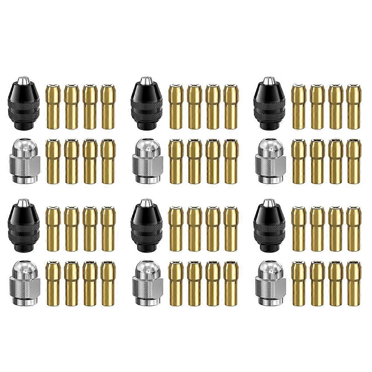 Drill Chuck Collet Set with Replacement Rotary Drill Nut Set