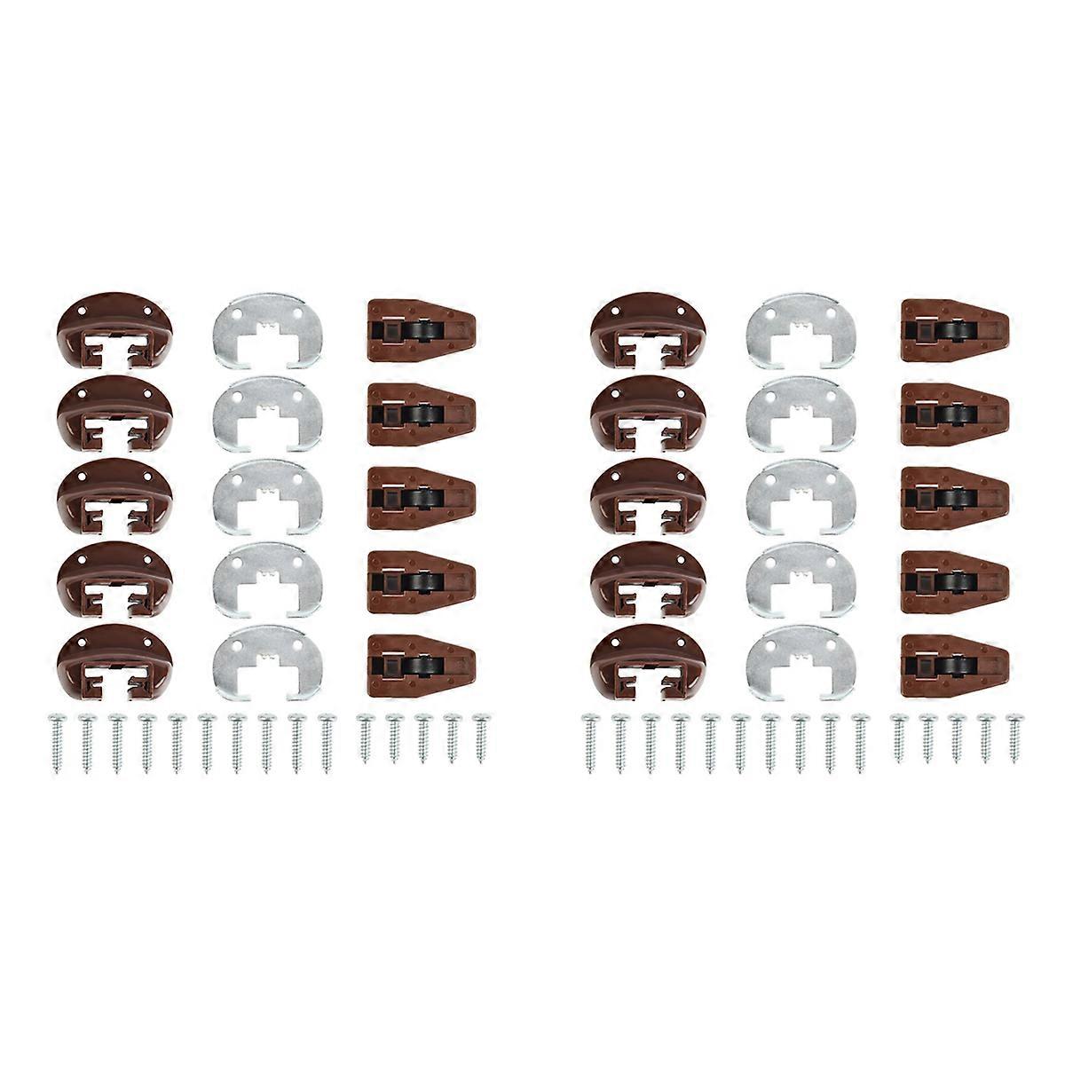 5Sets Drawer Track Slide Kit,Track Drawer Guides Furniture Parts