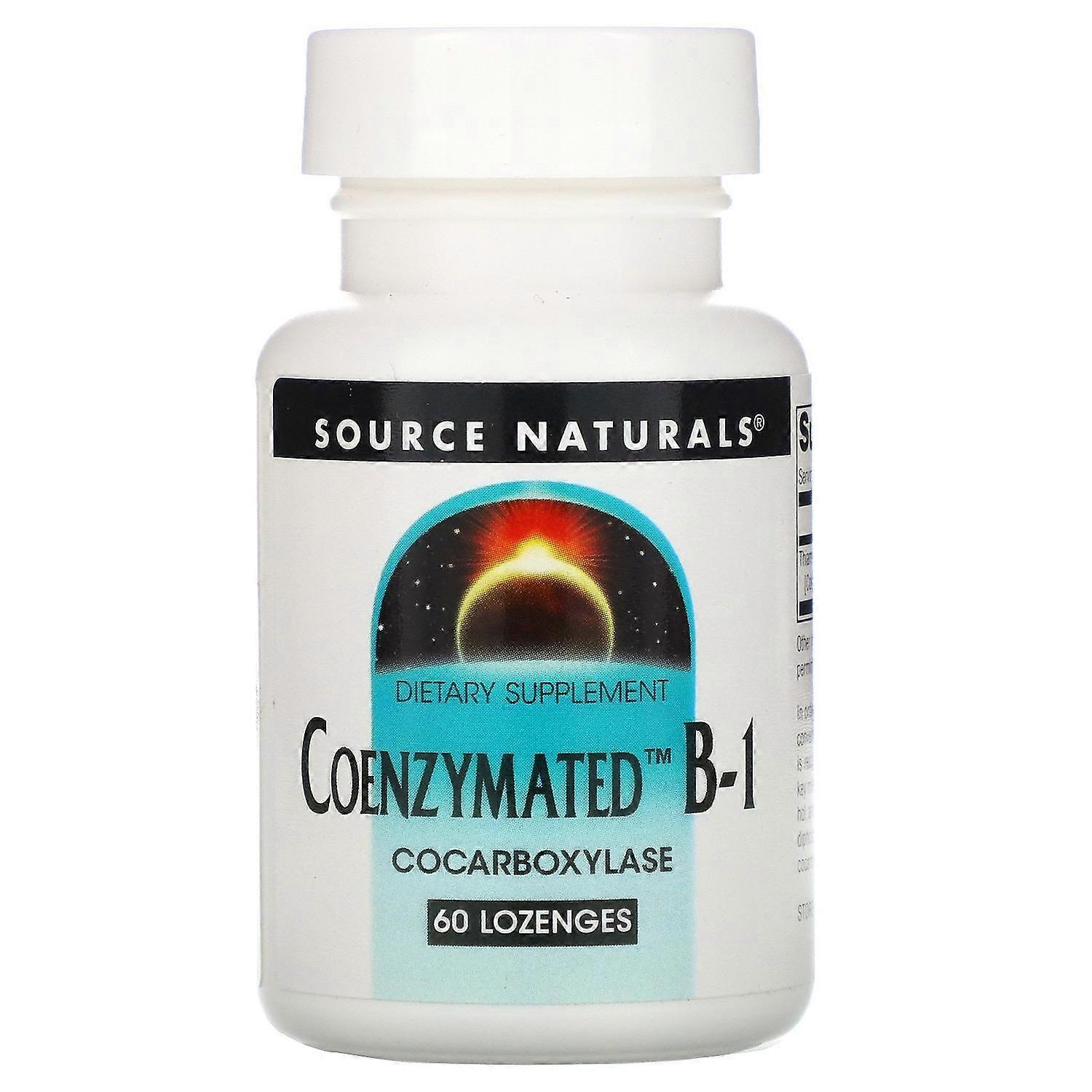 Source Naturals, Coenzymated B-1, 60 Lozenges