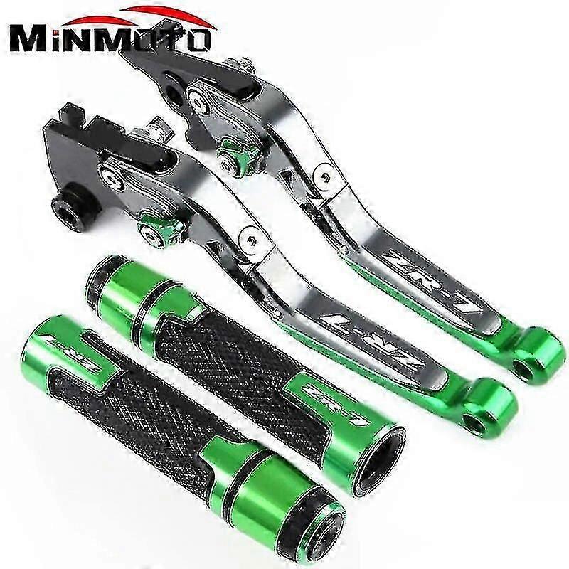 For Kawasaki Zr-7 / S Zr7 Zr7s 1999-2003 Motorcycle Accessories Brake Handle Adjustable Brake Clutch Levers Handbar End Grips
