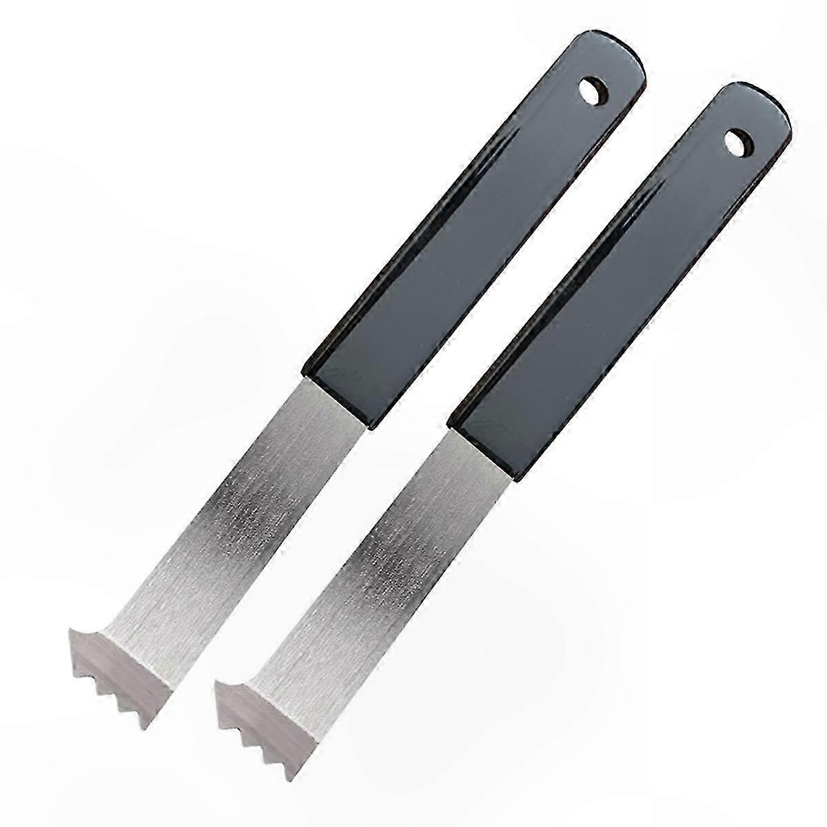 2-Pack Durable Paver Removal Tool - Steel Lifter with Enhanced Grip and Precision Teeth for Heavy-Duty Projects