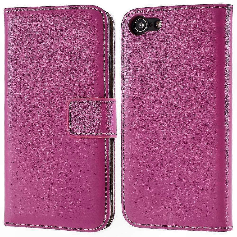 Magnetic Closure Leather Wallet Case with Stand Feature for  8/7/SE 2020