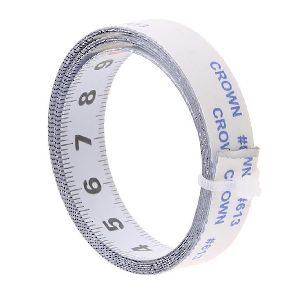 25-26 Ruban à mesurer auto-adhésif métrique en acier règle échelle de scie à onglets pour T-track Routeur Table Scie à ruban Outil de piste