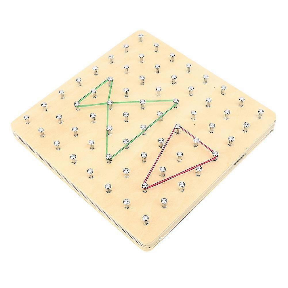 Nail Board Space Imagination Educational Toy Early Learning Math Teaching Aids Toynail Board 26s