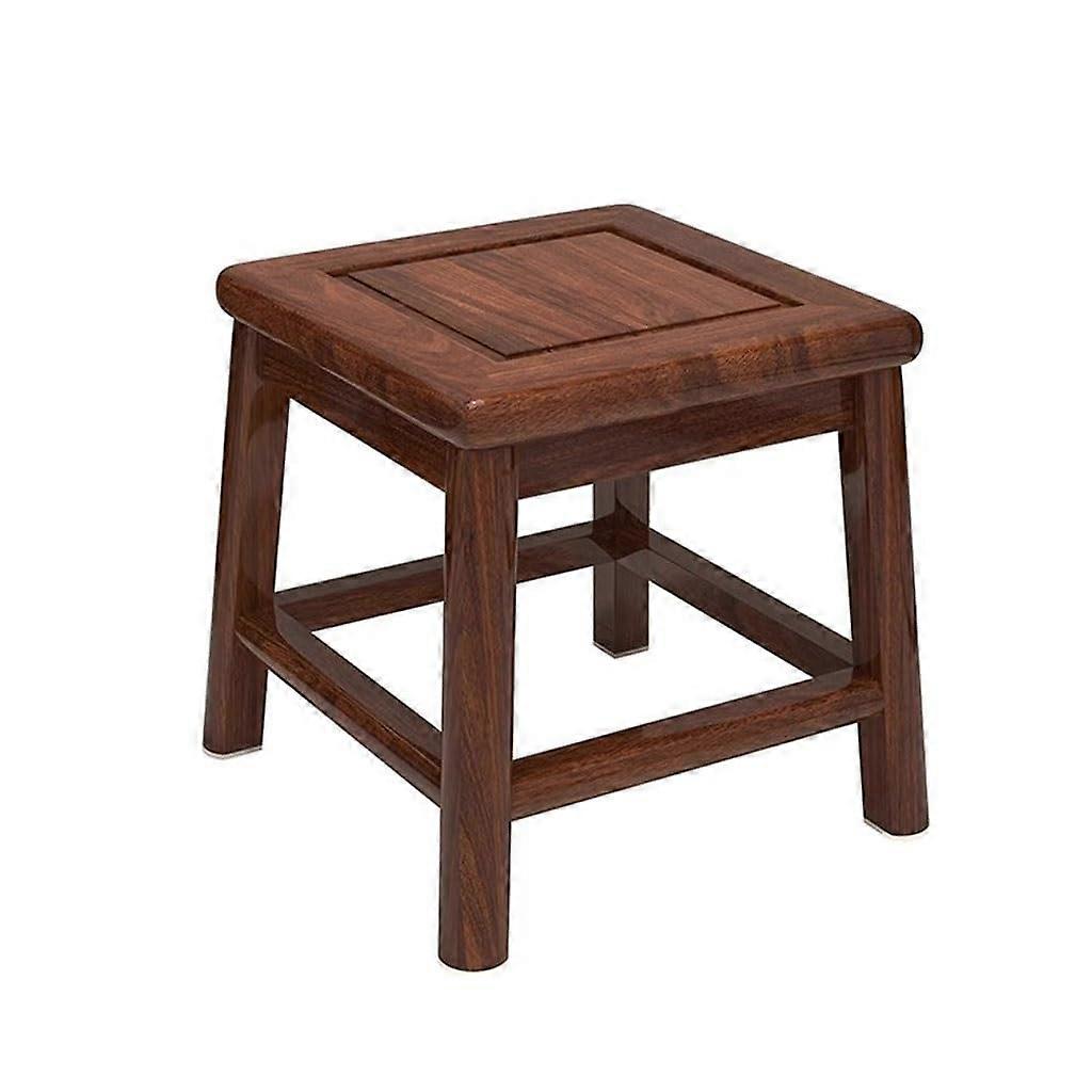 Step Stool Solid Wood Small Square Stool Low Profile Foot Stool Door Shoe Stool For Living Room