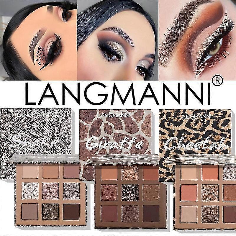 9 Colors Eyeshadow Palette Rich Color Matte Glitter Eyeshadow Makeup