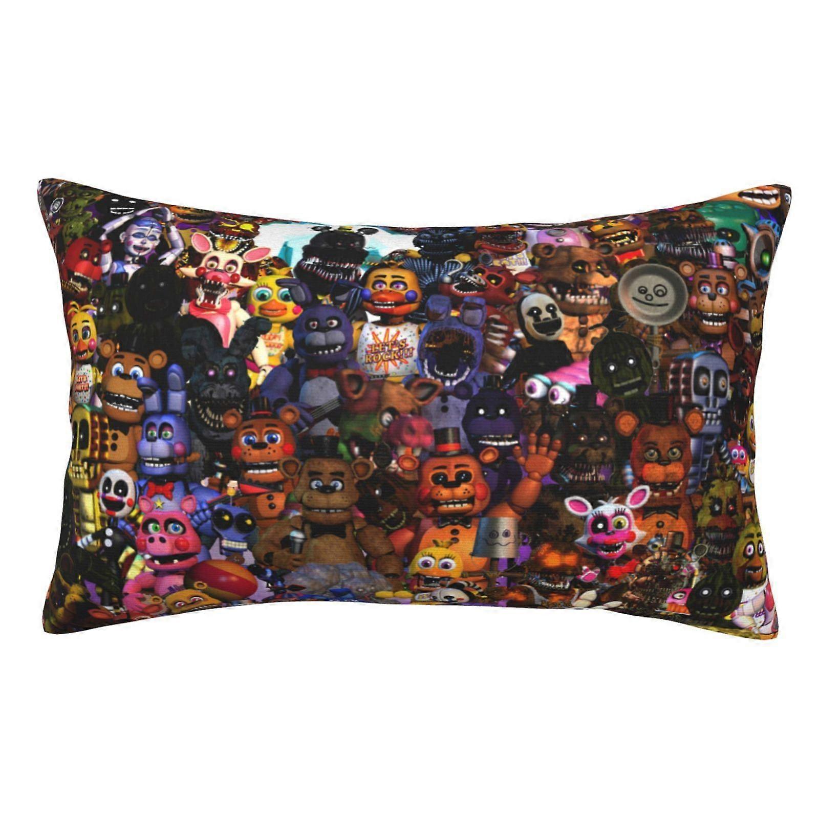 o194 Five Nights at Freddy's Game Pillowcase Cushion Pillow Covers Pillow Case Decor With Hidden Zipper For Bed Sofa Couch Car Dorm Pillowcase cBZT383