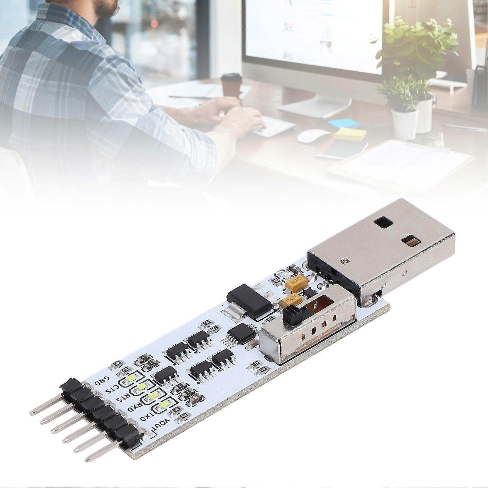 USB to Serial USB to TTL CH340 Module CH340 Chip 50bps to 2Mbps Microcontroller Download Adapter for Win 11 10 8 7 