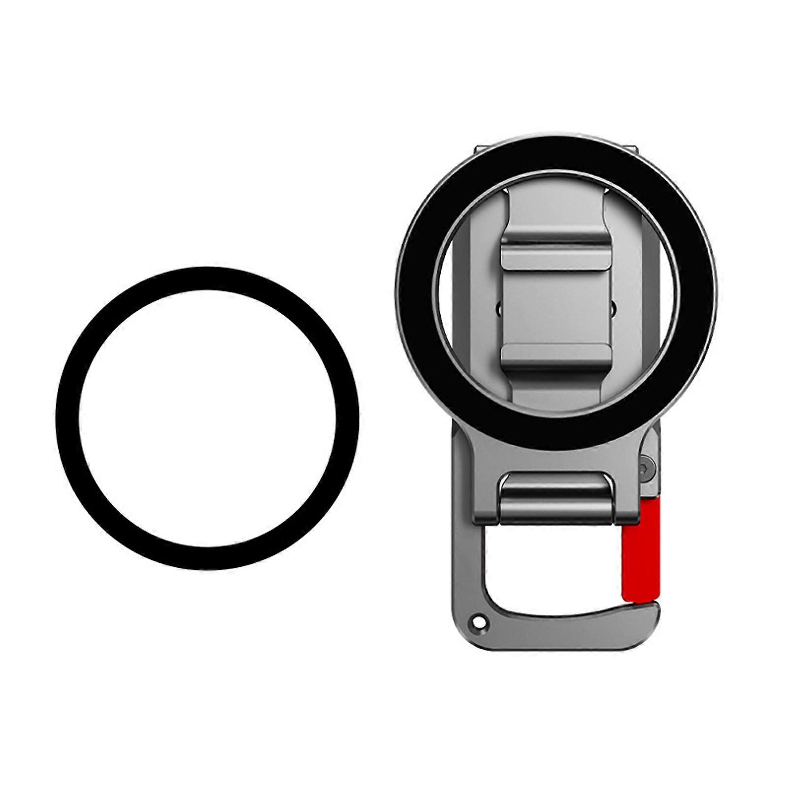 Foldable Carabiner Magnetic Phone Holder with 360 Rotation Small Aluminum Mobile Mount Upgrades for Phone Devices Multicolor