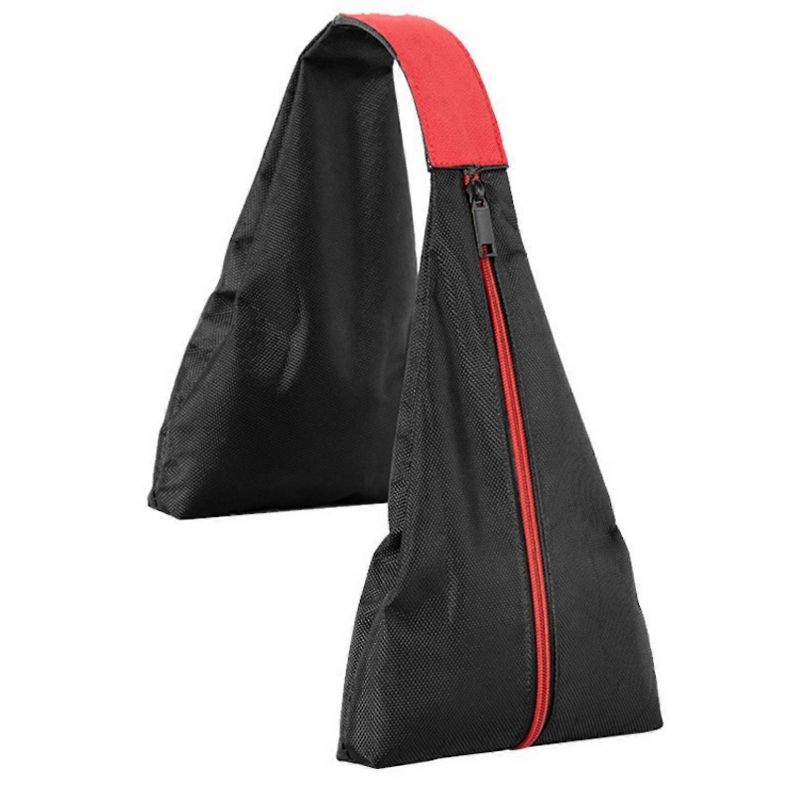 Empty Adjustable Weight Bag Oxford Fabric Organsier Case Bag for Studio Lighting Tripod Support Stabilization  Red