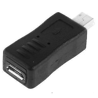 Computer Accessory Sets Usb 2.0 Mini Usb To Micro Usb Female Adapter Black