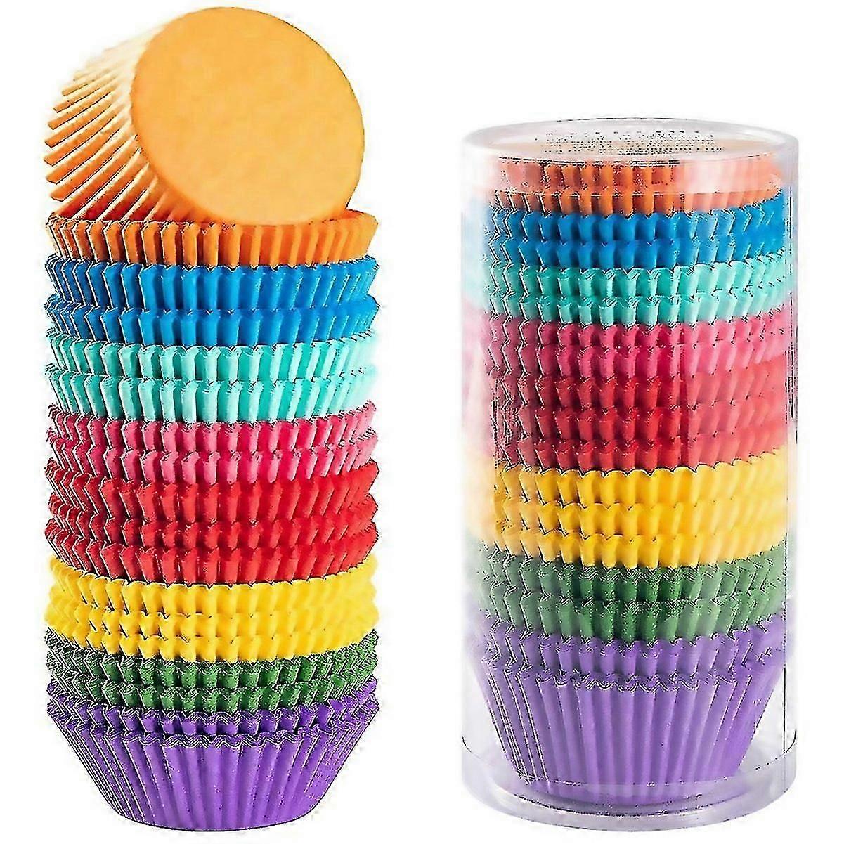 For Colourful Cupcake Cases 100pcs Muffin Cases For Baking Paper Cupcake Cases Cup Cake Cases For Ba