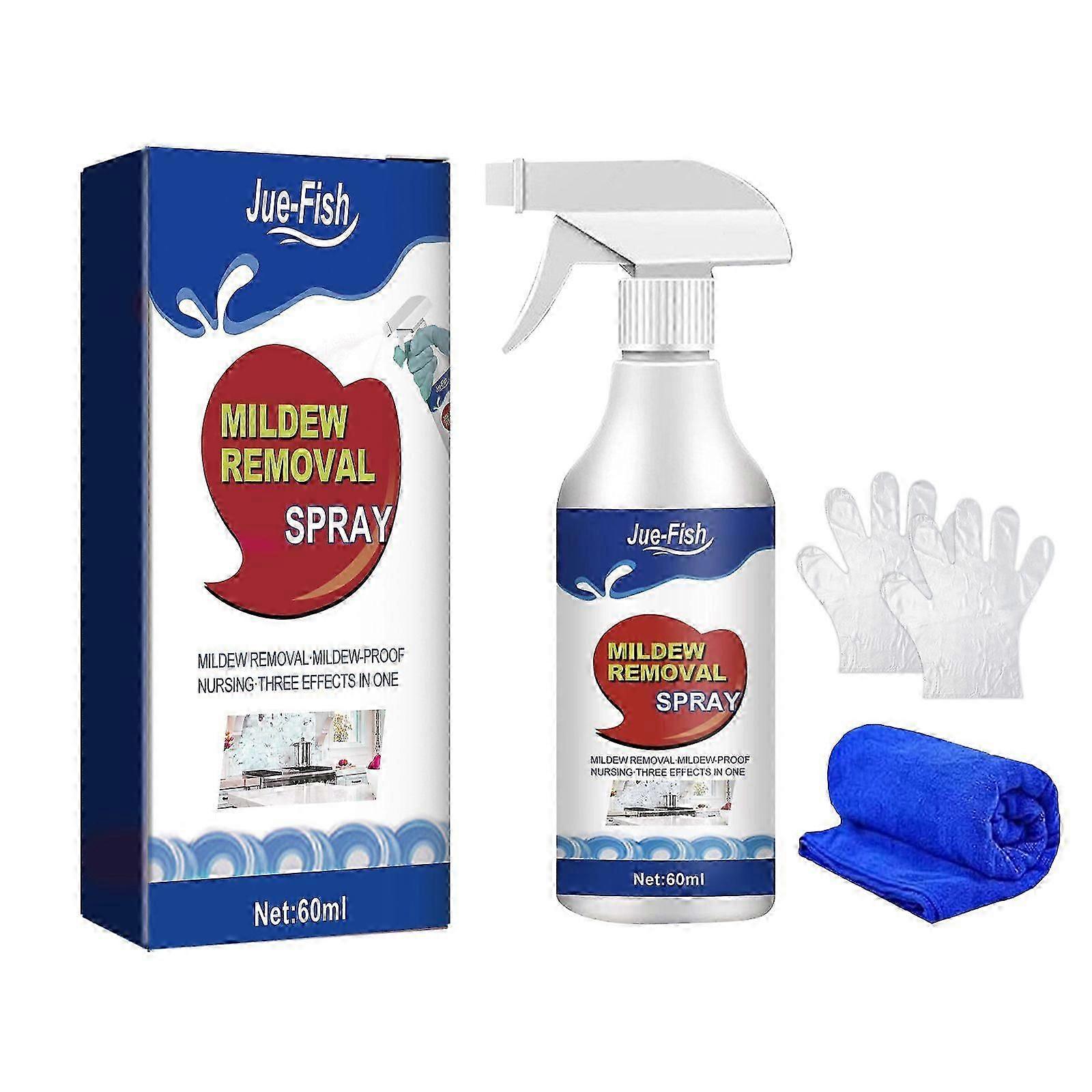 Multi-Functional Mold Remover Set for Bathroom Tiles, Walls , Ceilings | Powerful, Safe , Easy Stain , Odor Eliminator | Kills Bacteria, Removes Mold