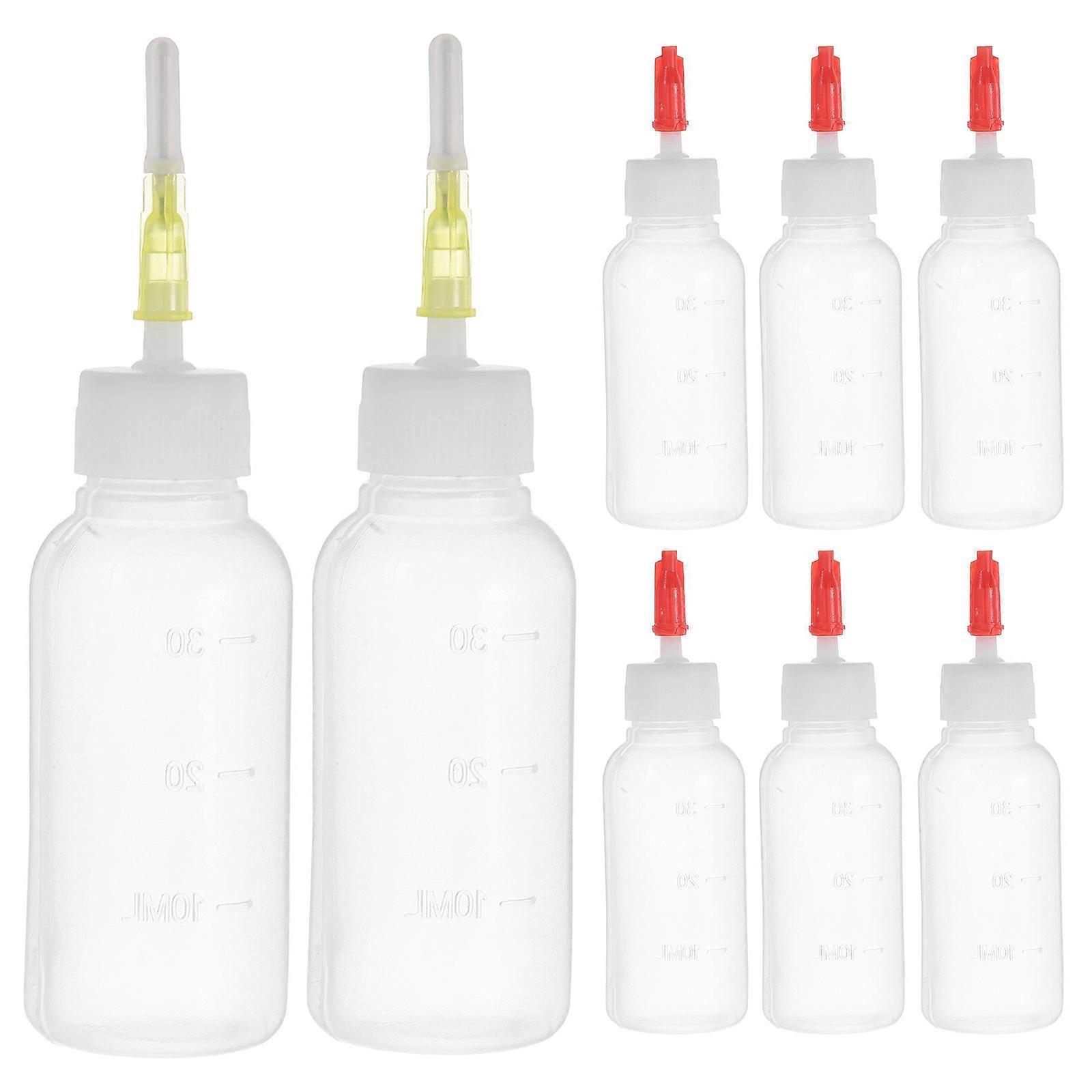 Craft Glue Applicator Bottles for Storage Use 10Pcs Precision Tip Dispenser