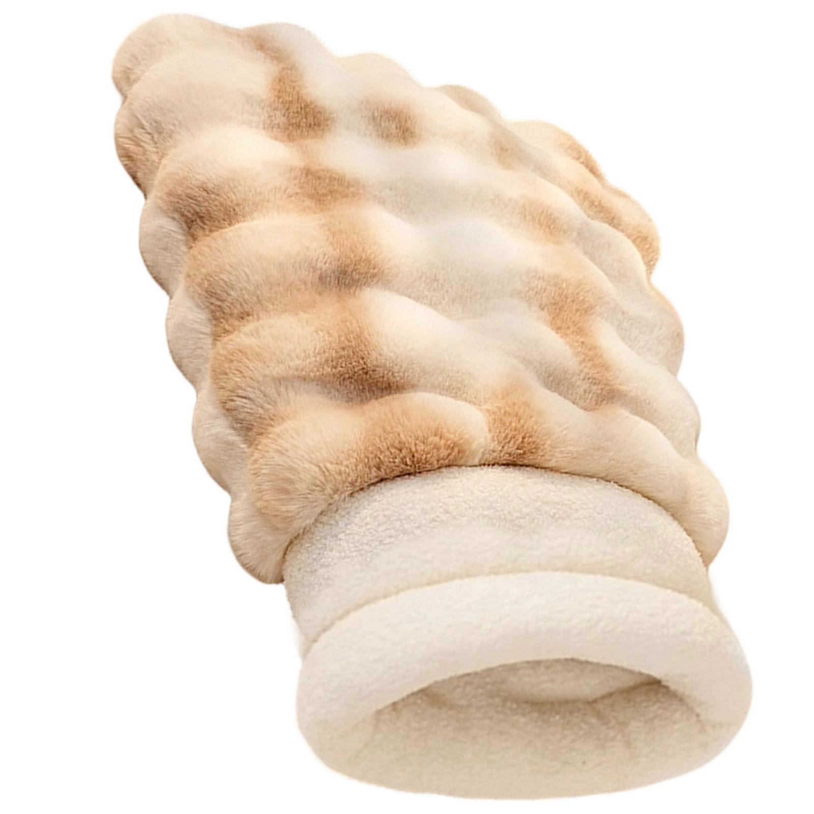 Warm Small Cats Nest Bed Sleep Bag For Kittens Thicken Plush Cushions Secure Enclosed Design Shelter Rest Place for Pet Multicolor