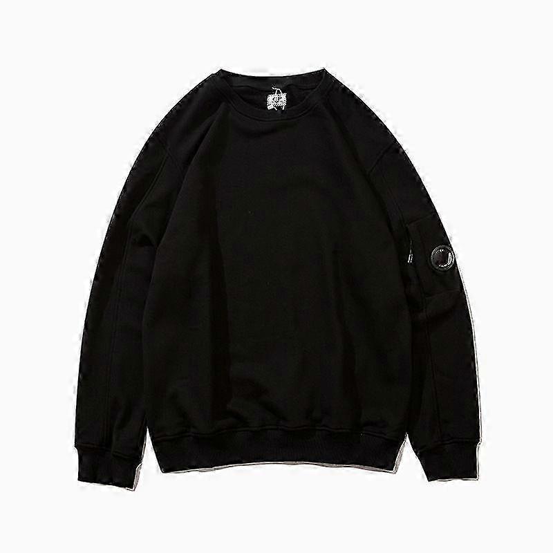 Hooded Sweatshirt for Men with Zipper Pockets and Lens Design