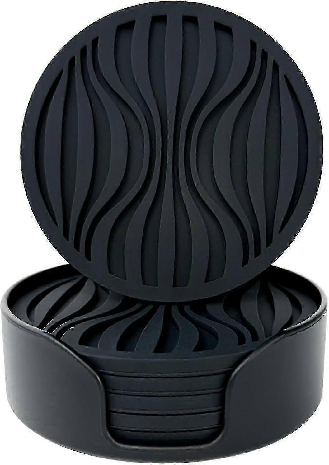 Silicone Coaster Set, Non-Slip Design, for Hot or Cold Drinks