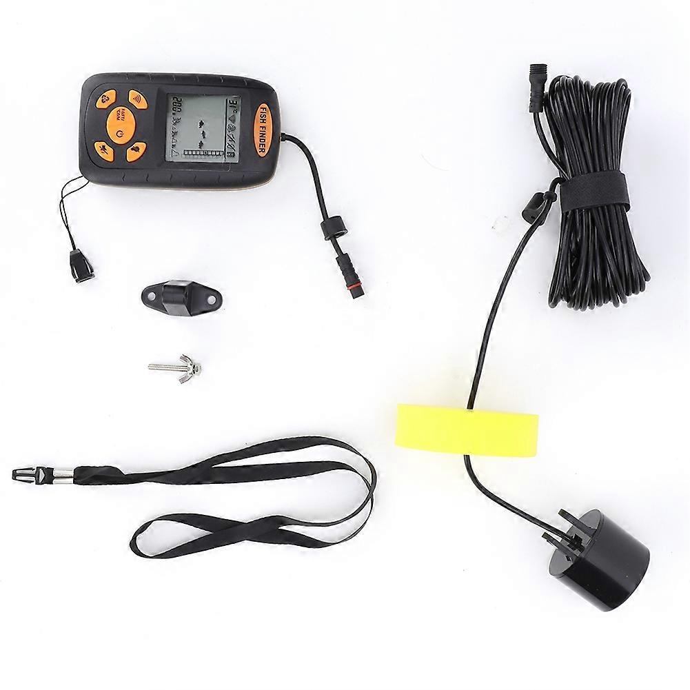 Portable Fish School Oltrasonic Fishfinder Fishing with LCD Display 0.4M-100M