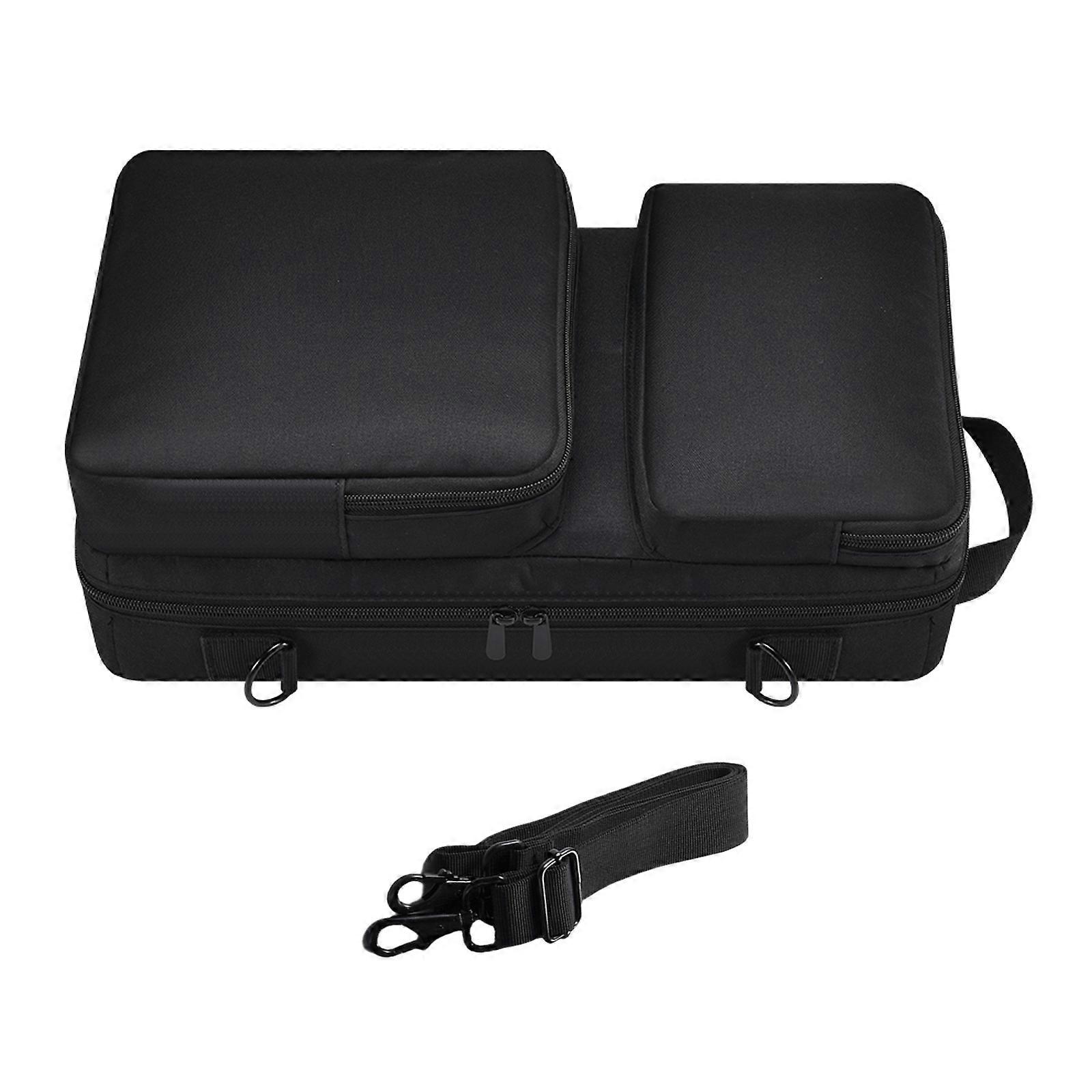 Portable DJ Gear Carrying Case Organiser Bag with Adjustable Shoulder Belt for DDJ-200/DDJ-WeGO4 Disc Controller Multicolor