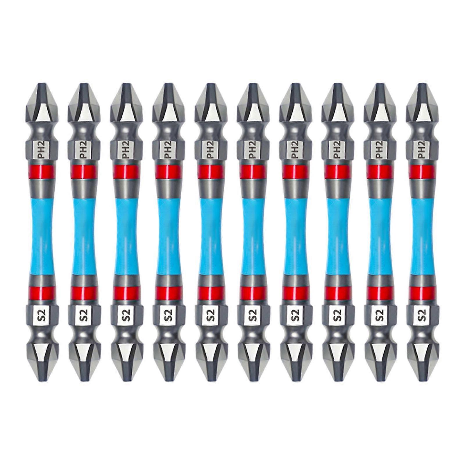 Professional Double Ended Screwdriver Bits Set With Strong Magnetic Hold High Torque Steel For Precise Assembly Repairs Multicolor