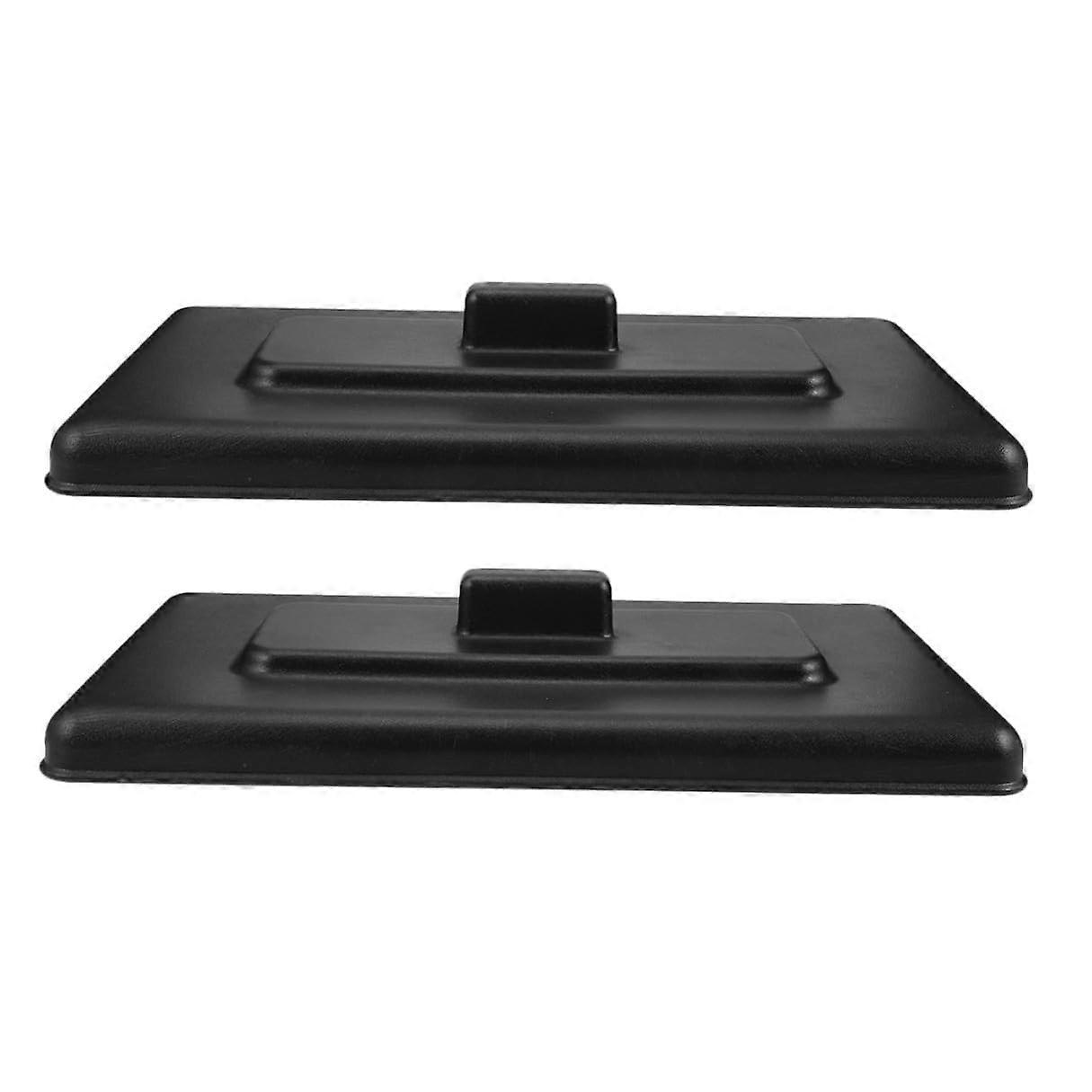 2 Pack Ice Cream Maker Upper Lid Replacement Covers with Easy Grip Design for Home Kitchen Use