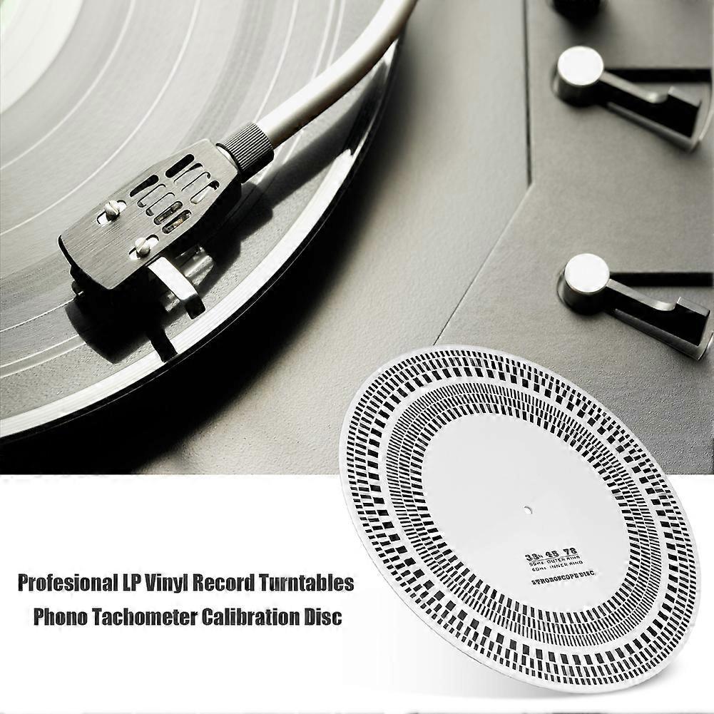 Profesional LP Vinyl Record Turntables Phono Tachometer Calibration Stroboscope Disc