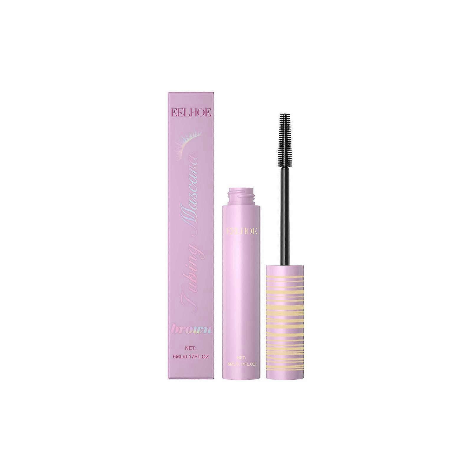 EELHOE Brown Mascara, Light And Natural For Daily Use, With A Good Shape And Long-Lasting Makeup That Doesn't Smudge Easily