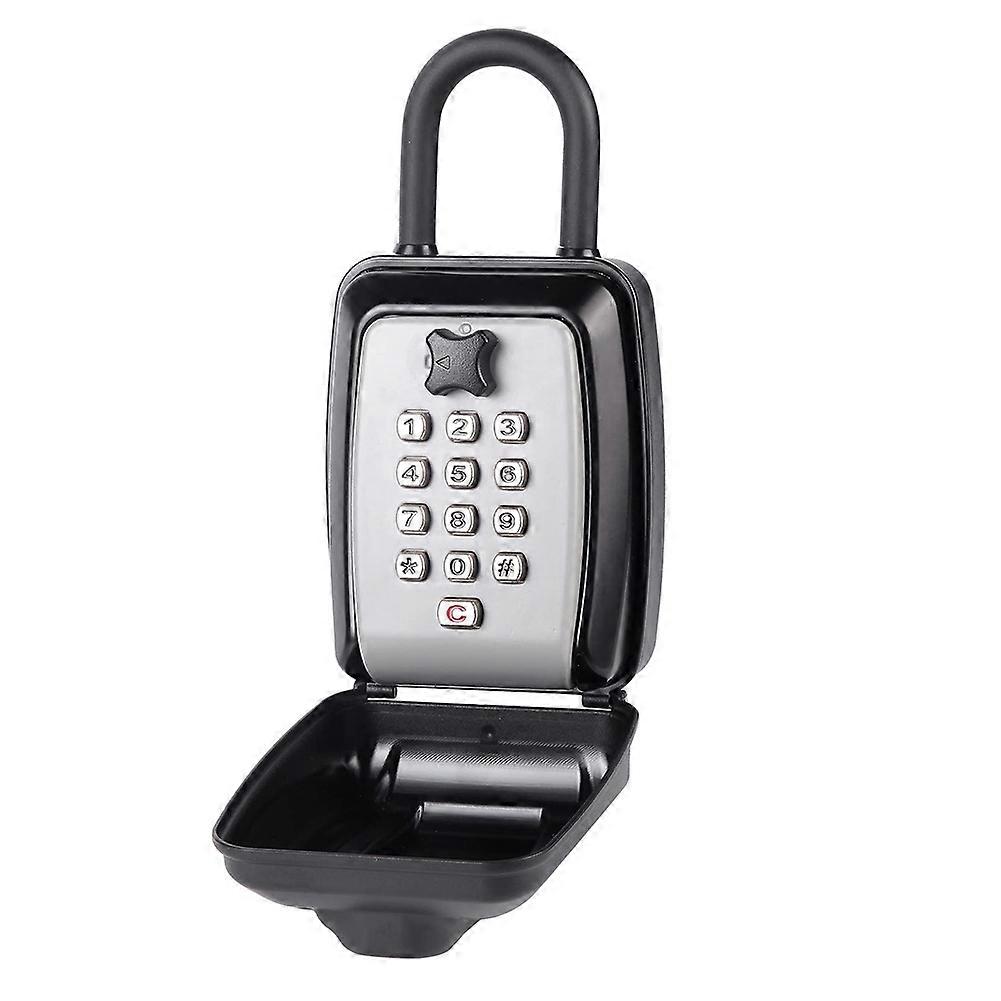 Key Safe -Spacious Resettable 12-Digit Combination Keypad Lock Box, Waterproof Key Safe Wall Mounte