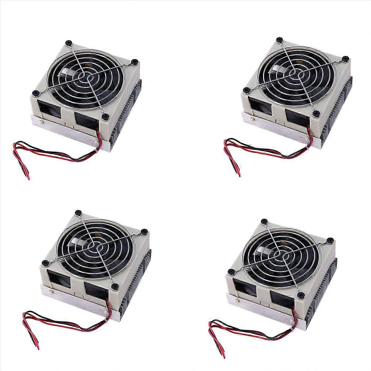 4X DIY Thermoelectric Cooler Cooling System Semiconductor Refrigeration System Kit Heatsink Peltier 