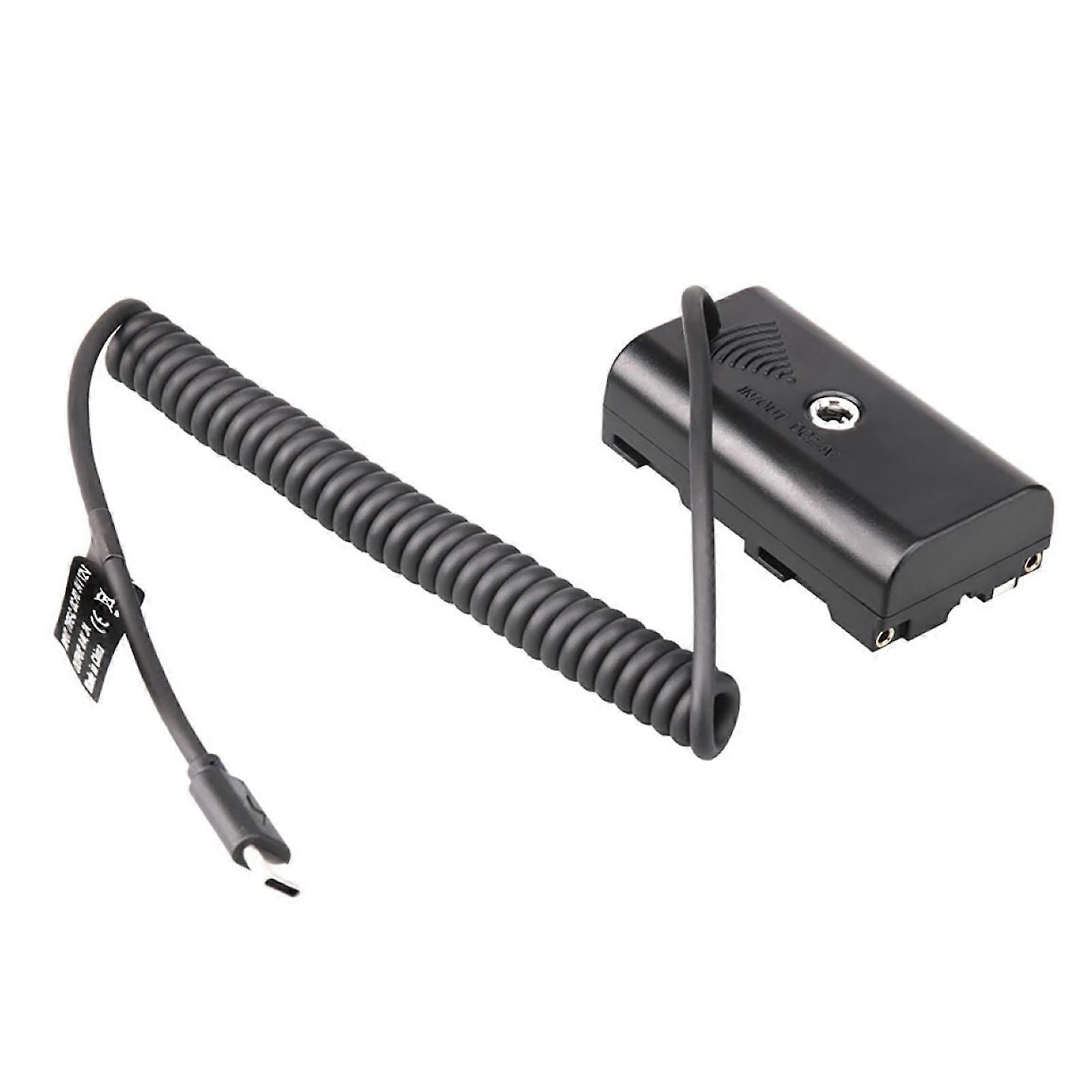 USB-C to NP-F550 Power Cable Voltage Conversion Circuit for Power Banks, for Wireless Image Transmission