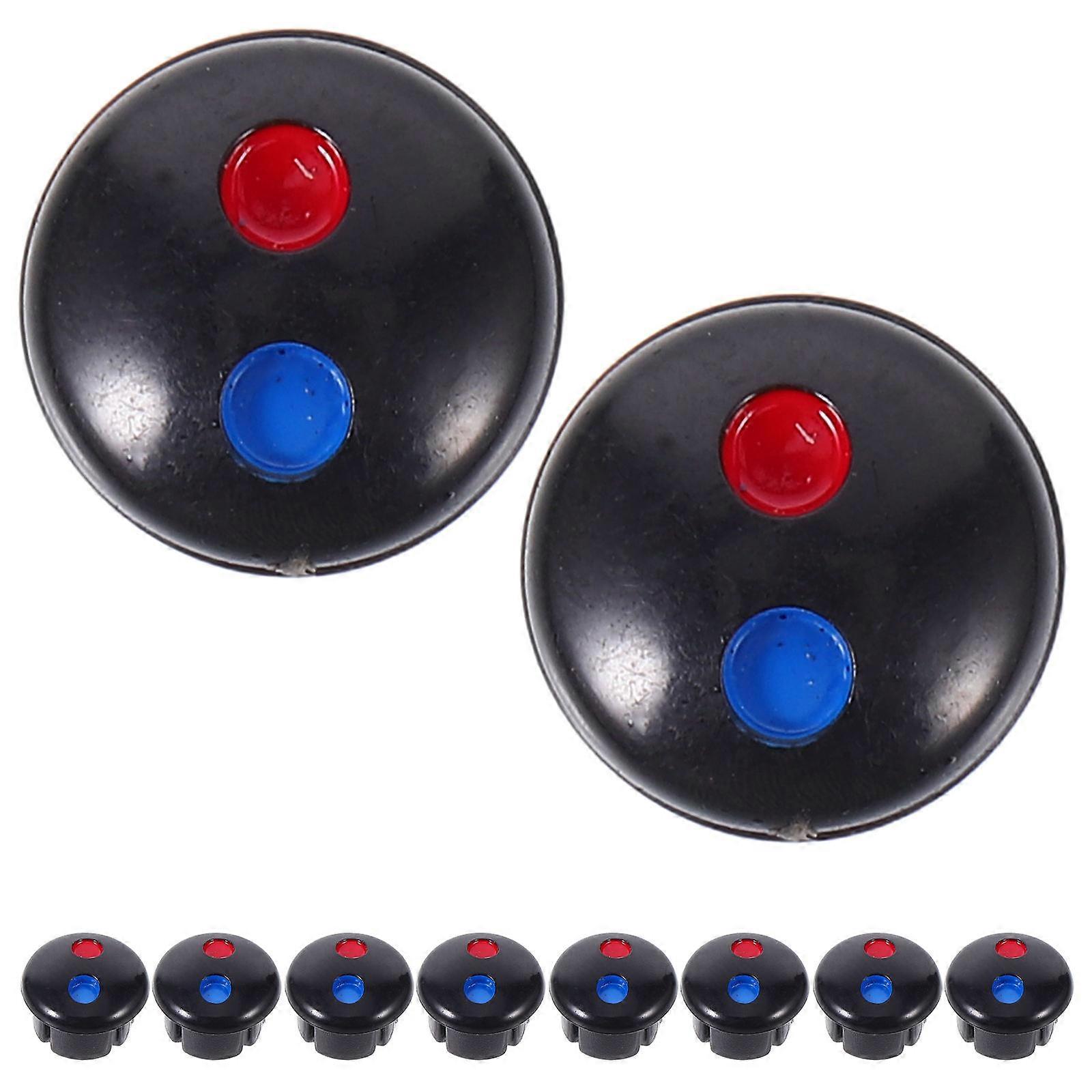 Hot And Cold Water Indicator Faucet Replacement Parts Suitable For Hotel Use 0.80X0.80X0.60Cm Easy Replacement 10 Pcs