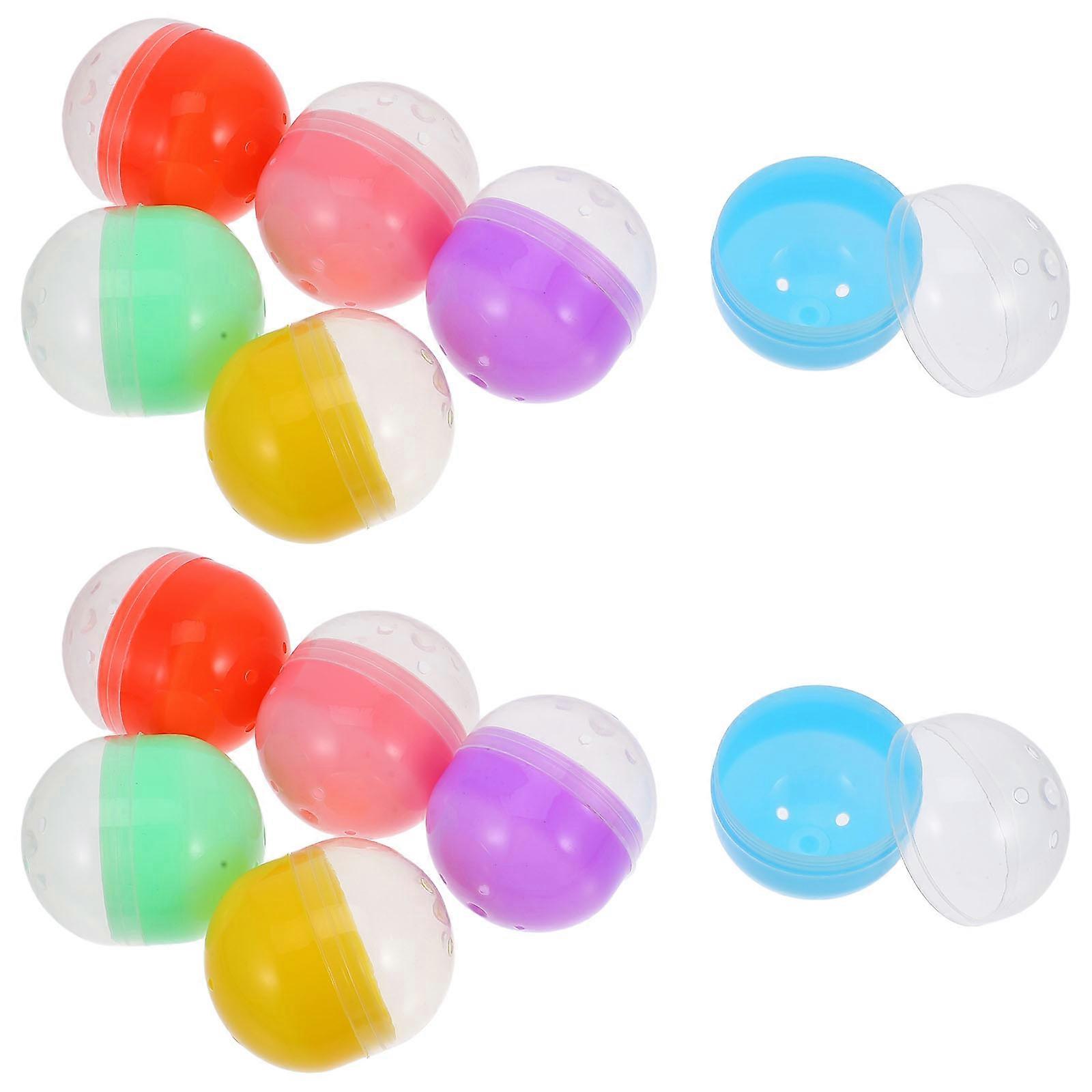 Gumball Capsules for Organization 50Pcs Empty Plastic Capsules Toy Containers