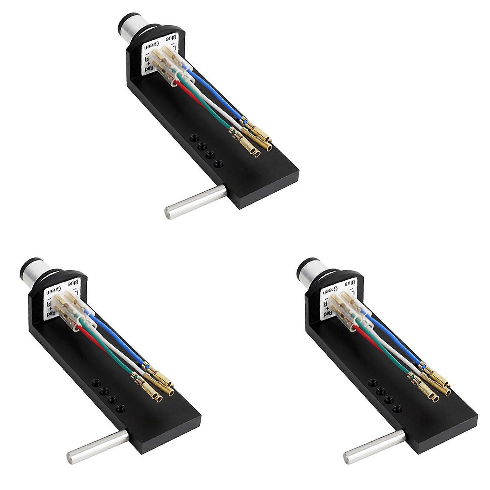 Support pour 3 cellules phono pour disques vinyles, porte-cellule de platine.