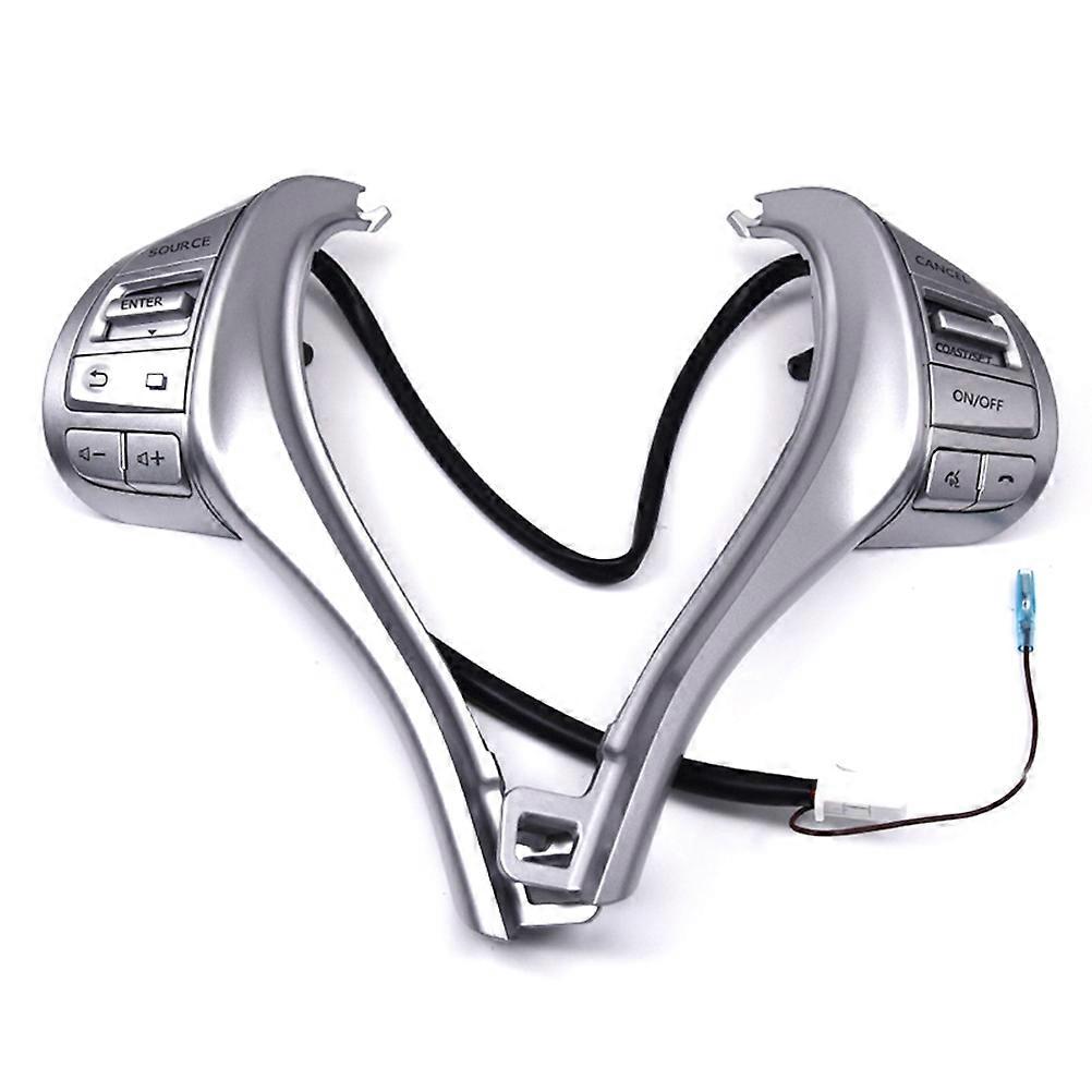 Car Silver Multifunction Steering Wheel Combination Control Switch for 2013 Teana