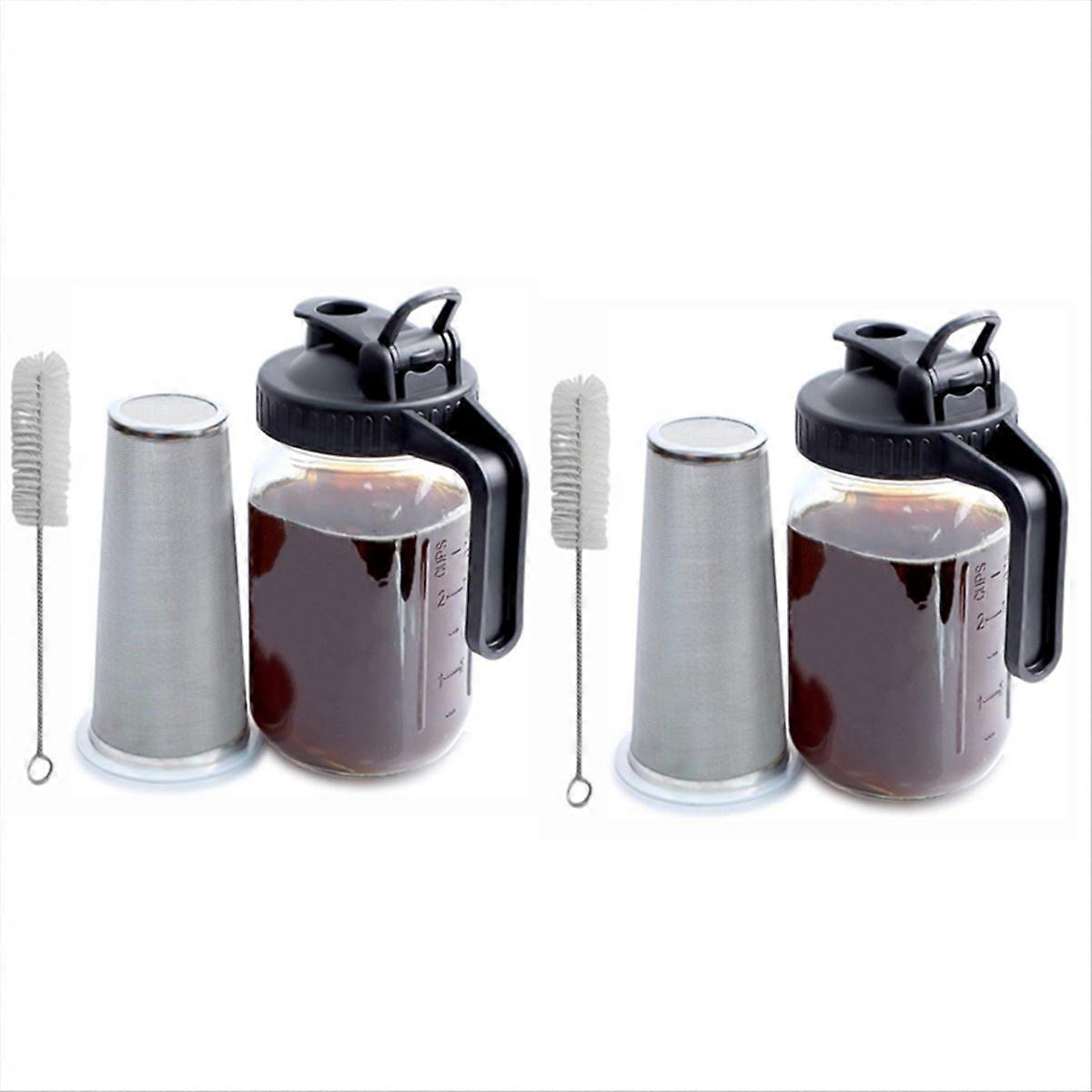 Graduated Jars Cold Water Glass Jug Sets