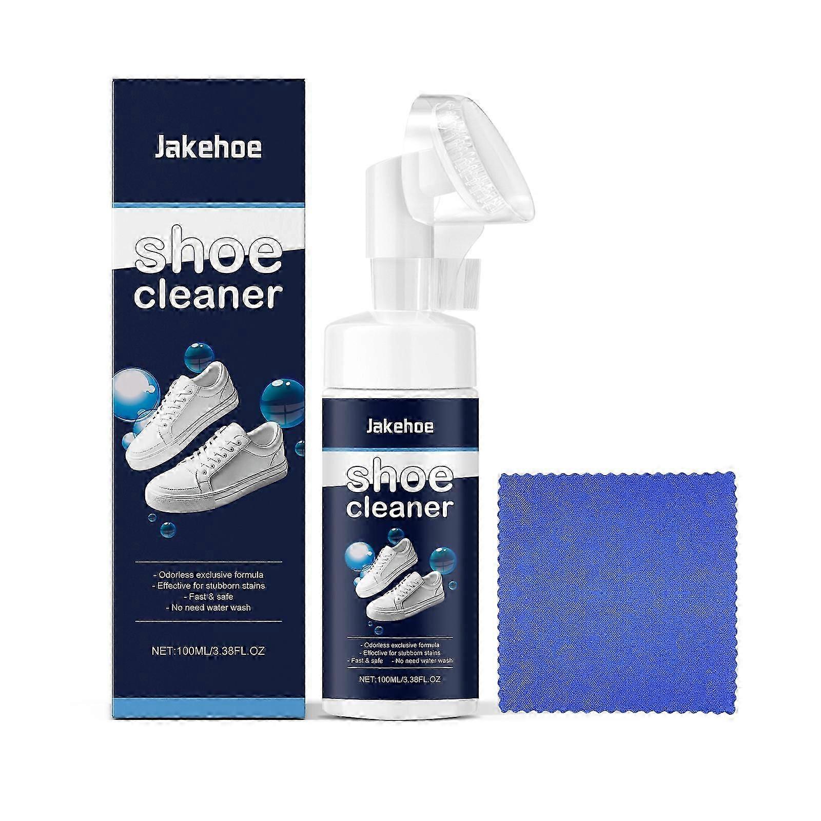 Gentle White Shoe Cleaner - Effectively Removes Dust, Stains & Yellowing | Easy to Use, Gentle on All Materials, 180g