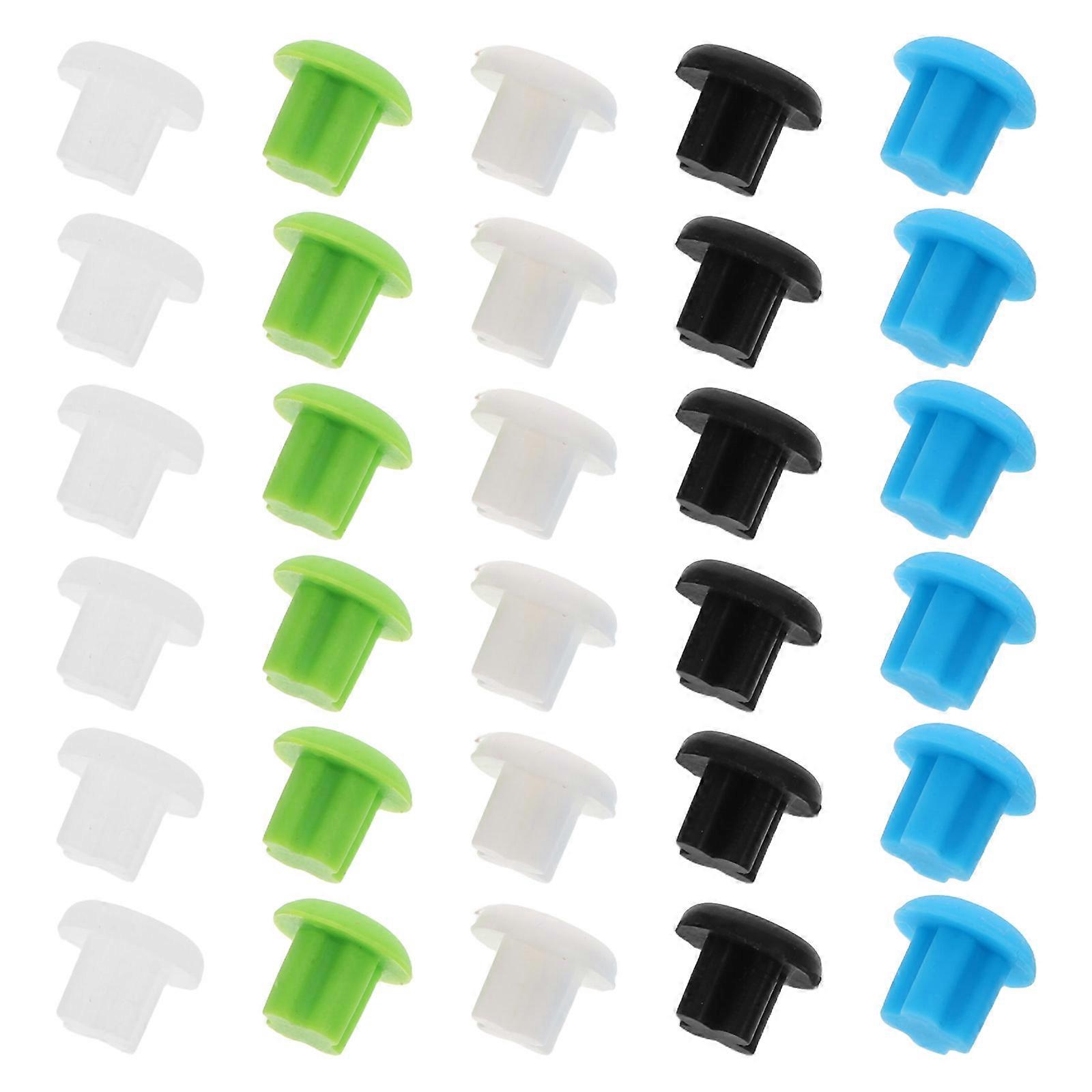 Silicone Dust Plugs for Headphone Port 100Pcs Reusable