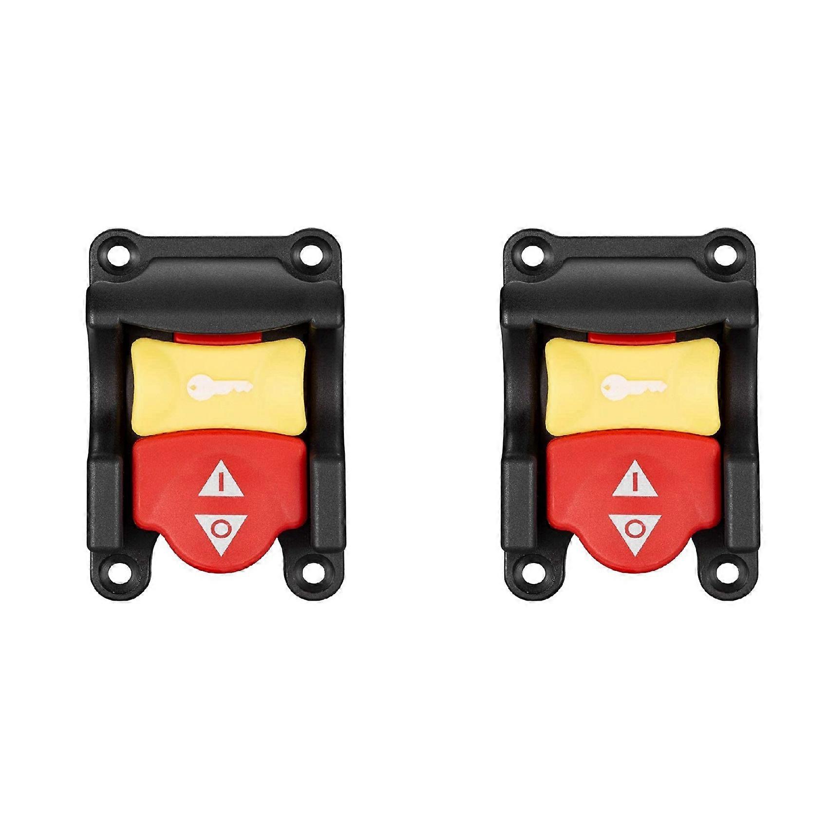 2X Table Saw Switch, Safety Table Saw Power Switch for Ryobi Craftsman 10Inch Table Saw Parts, on/Off Switch, 125V/250V