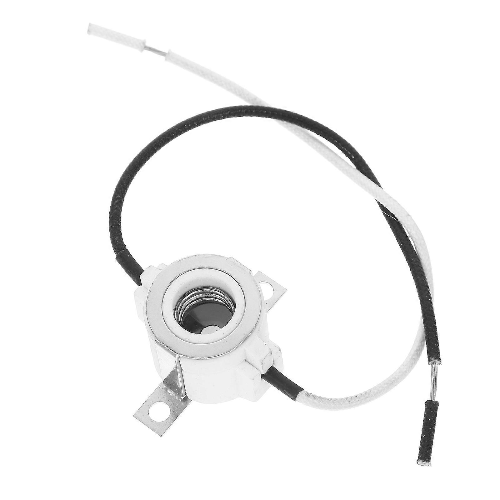 Ceramic Light Socket with Pull Chain for Bulbs MultiPurpose Use Durable HighTemperature Resistance 1 Pack