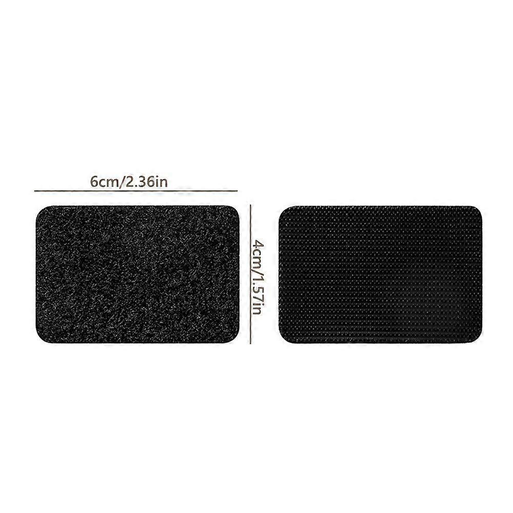 Double Sided Adhesive Hook and Loop Tape Square/Round Self-Adhesive Carpet Pad  Sofa Mat
