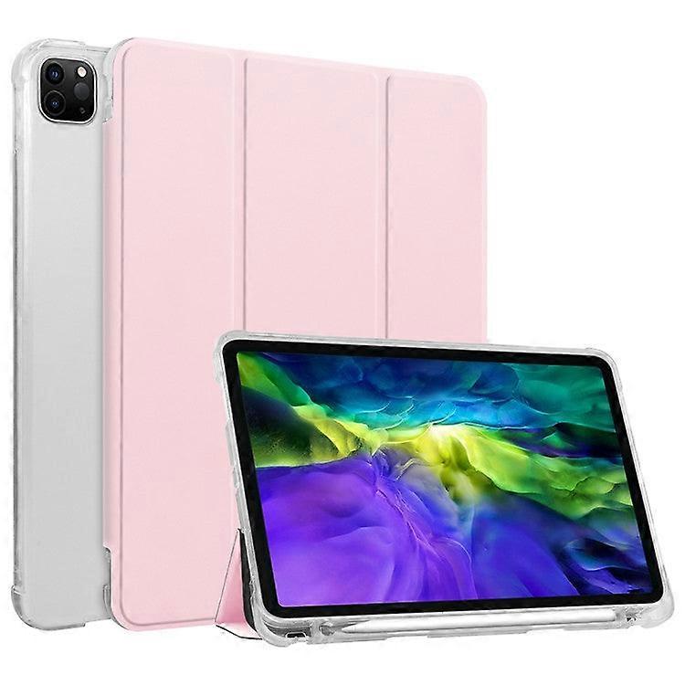 Case For Ipad 10/11 A16 Pink Transparent 1-inch Silicone Soft